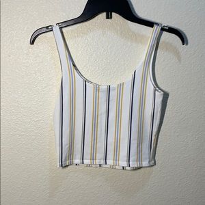 Striped Crop Tank